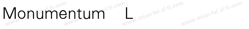Monumentum Light字体转换